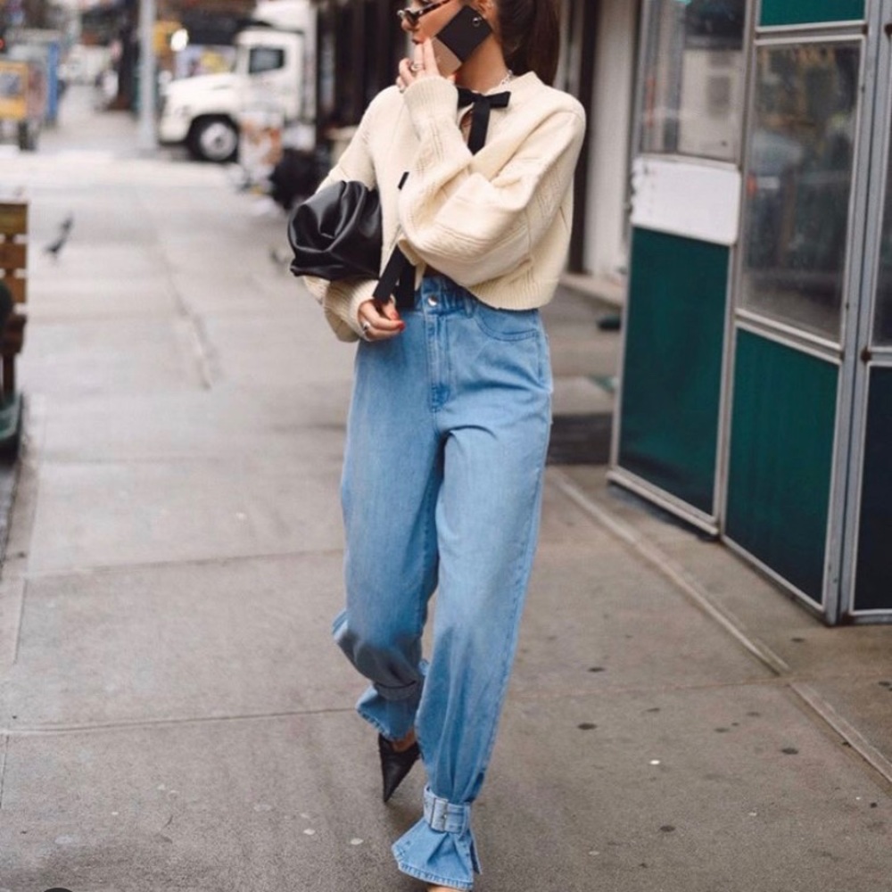 We Wore What Paperbag Jeans size 28